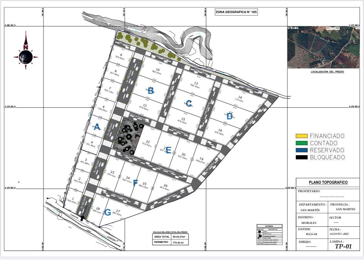 Terreno 3.5 ha En Venta Se acepta Arras– Listo Para Proyecto Urbanístico | Residencial Valle Verde –